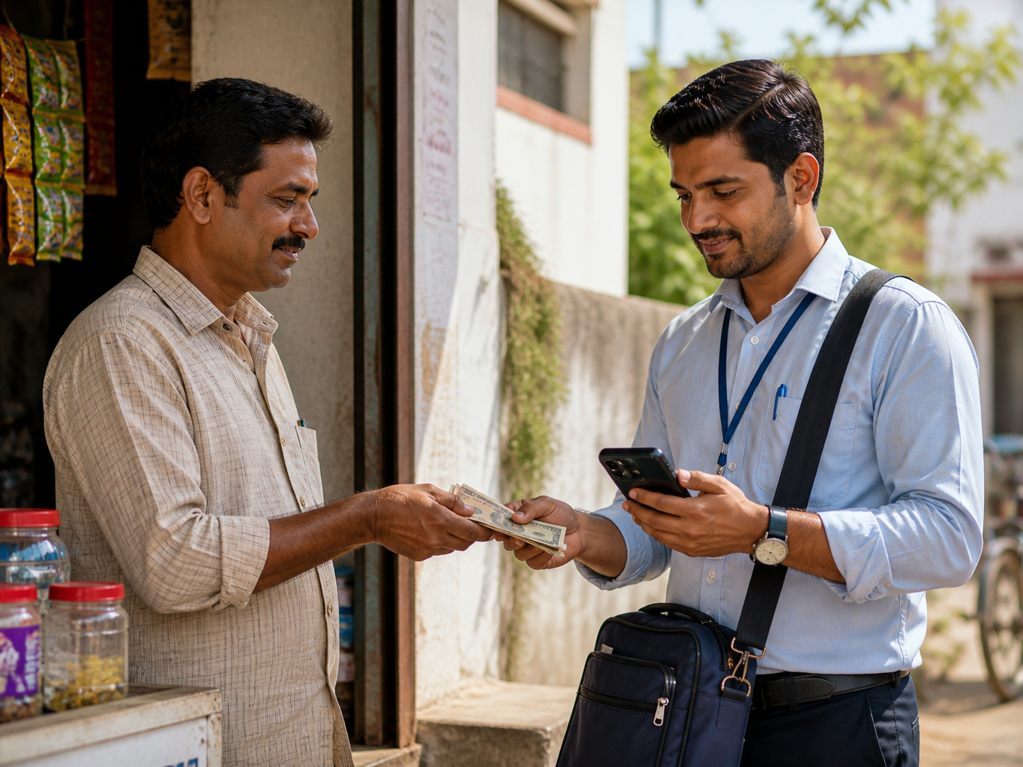 Daily Deposit Agent Application field collection