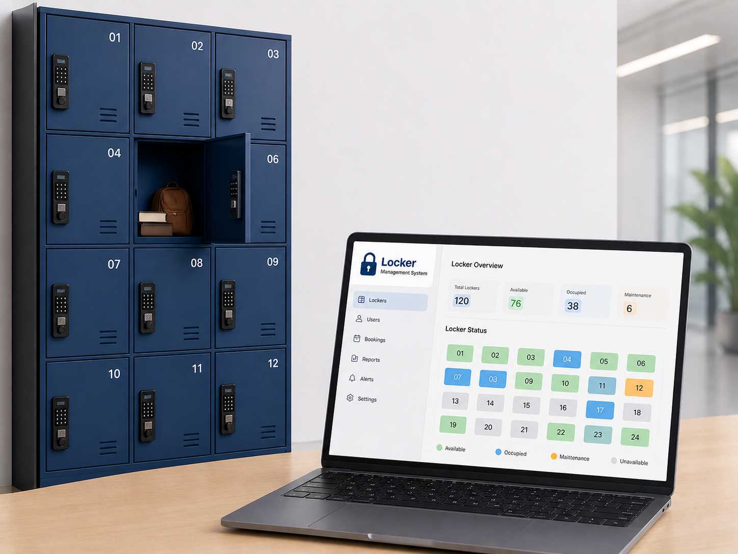 Locker Manager secure client locker management